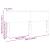 Tăblie cap cu headboard Alb 200 cm Lemn compozit GartenMobel Dekor