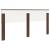 Tăblie cap cu headboard Stejar închis 200 cm Lemn compozit GartenMobel Dekor