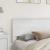 Tăblie cap cu headboard Alb Lucios 180 cm Lemn compozit GartenMobel Dekor