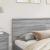Tăblie cap cu headboard Gri Sonoma 180 cm Lemn compozit GartenMobel Dekor