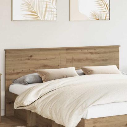 Tăblie cap cu headboard Stejar Artizanal 180 cm Lemn compozit GartenMobel Dekor