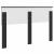 Tăblie cap cu headboard Stejar Negru 160 cm Lemn compozit GartenMobel Dekor