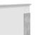 Tăblie cap cu headboard Gri din beton 160 cm Lemn compozit GartenMobel Dekor