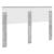 Tăblie cap cu headboard Gri din beton 160 cm Lemn compozit GartenMobel Dekor