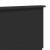 Tăblie cap cu headboard Stejar Negru 140 cm Lemn compozit GartenMobel Dekor