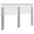 Tăblie cap cu headboard Gri Sonoma 140 cm Lemn compozit GartenMobel Dekor