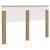 Tăblie cap cu headboard Stejar Artizanal 140 cm Lemn compozit GartenMobel Dekor