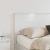 Tăblie cap cu headboard Alb Lucios 135 cm Lemn compozit GartenMobel Dekor