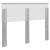 Tăblie cap cu headboard Gri Sonoma 135 cm Lemn compozit GartenMobel Dekor