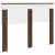 Tăblie cap cu headboard Stejar închis 135 cm Lemn compozit GartenMobel Dekor