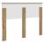 Tăblie cap cu headboard Stejar Artizanal 135 cm Lemn compozit GartenMobel Dekor