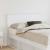 Tăblie cap cu headboard Alb 120 cm Lemn compozit GartenMobel Dekor