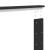 Tăblie cap cu headboard Stejar Negru 120 cm Lemn compozit GartenMobel Dekor