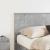 Tăblie cap cu headboard Gri din beton 120 cm Lemn compozit GartenMobel Dekor