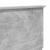 Tăblie cap cu headboard Gri din beton 120 cm Lemn compozit GartenMobel Dekor
