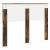 Tăblie cap cu headboard Stejar fumuriu 120 cm Lemn compozit GartenMobel Dekor