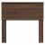Tăblie cap cu headboard Stejar închis 100 cm Lemn compozit GartenMobel Dekor
