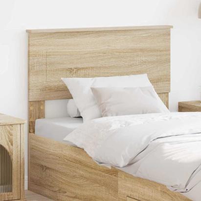 Tăblie cap cu headboard Stejar Sonoma 90 cm Lemn compozit GartenMobel Dekor