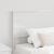 Tăblie cap cu headboard Alb Lucios 90 cm Lemn compozit GartenMobel Dekor