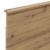 Tăblie cap cu headboard Stejar Artizanal 90 cm Lemn compozit GartenMobel Dekor