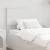 Tăblie cap cu headboard Alb Lucios 80 cm Lemn compozit GartenMobel Dekor