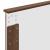 Tăblie cap cu headboard Stejar închis 80 cm Lemn compozit GartenMobel Dekor