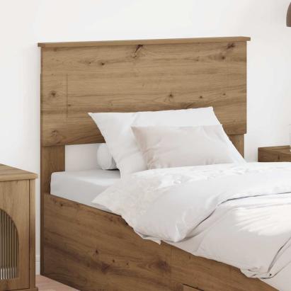 Tăblie cap cu headboard Stejar Artizanal 80 cm Lemn compozit GartenMobel Dekor