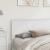 Tăblie cap cu headboard Alb 200 cm Lemn compozit GartenMobel Dekor
