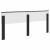 Tăblie cap cu headboard Stejar Negru 200 cm Lemn compozit GartenMobel Dekor