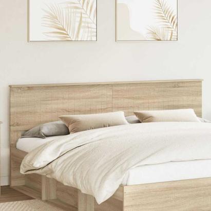 Tăblie cap cu headboard Stejar Sonoma 200 cm Lemn compozit GartenMobel Dekor