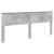 Tăblie cap cu headboard Gri din beton 200 cm Lemn compozit GartenMobel Dekor