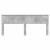 Tăblie cap cu headboard Gri din beton 200 cm Lemn compozit GartenMobel Dekor