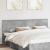 Tăblie cap cu headboard Gri din beton 200 cm Lemn compozit GartenMobel Dekor