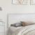 Tăblie cap cu headboard Alb Lucios 200 cm Lemn compozit GartenMobel Dekor