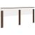 Tăblie cap cu headboard Stejar închis 200 cm Lemn compozit GartenMobel Dekor