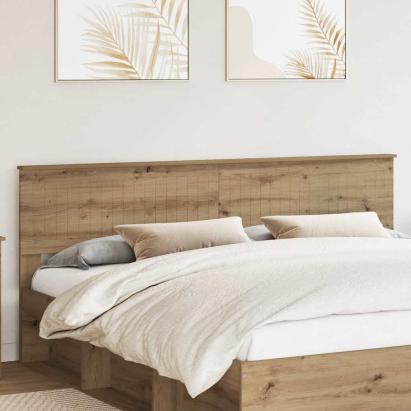 Tăblie cap cu headboard Stejar Artizanal 200 cm Lemn compozit GartenMobel Dekor