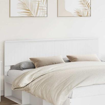 Tăblie cap cu headboard Alb 180 cm Lemn compozit GartenMobel Dekor