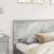 Tăblie cap cu headboard Gri din beton 180 cm Lemn compozit GartenMobel Dekor