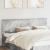 Tăblie cap cu headboard Gri din beton 180 cm Lemn compozit GartenMobel Dekor