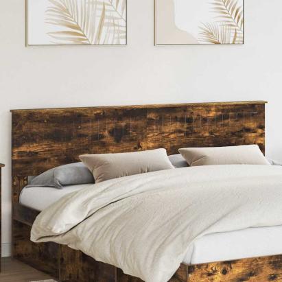 Tăblie cap cu headboard Stejar fumuriu 180 cm Lemn compozit GartenMobel Dekor
