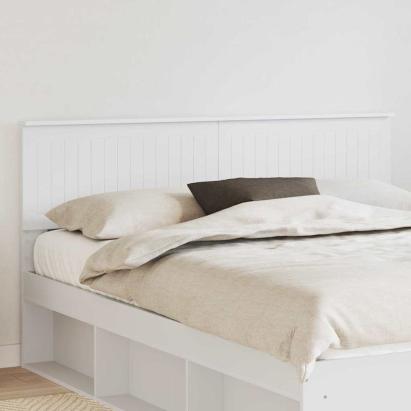 Tăblie cap cu headboard Alb 160 cm Lemn compozit GartenMobel Dekor