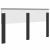 Tăblie cap cu headboard Stejar Negru 160 cm Lemn compozit GartenMobel Dekor