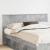 Tăblie cap cu headboard Gri din beton 160 cm Lemn compozit GartenMobel Dekor