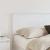 Tăblie cap cu headboard Alb 150 cm Lemn compozit GartenMobel Dekor