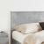 Tăblie cap cu headboard Gri din beton 150 cm Lemn compozit GartenMobel Dekor