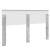 Tăblie cap cu headboard Gri din beton 150 cm Lemn compozit GartenMobel Dekor