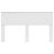 Tăblie cap cu headboard Alb Lucios 150 cm Lemn compozit GartenMobel Dekor