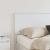Tăblie cap cu headboard Alb 140 cm Lemn compozit GartenMobel Dekor
