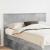 Tăblie cap cu headboard Gri din beton 140 cm Lemn compozit GartenMobel Dekor