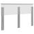 Tăblie cap cu headboard Gri Sonoma 140 cm Lemn compozit GartenMobel Dekor